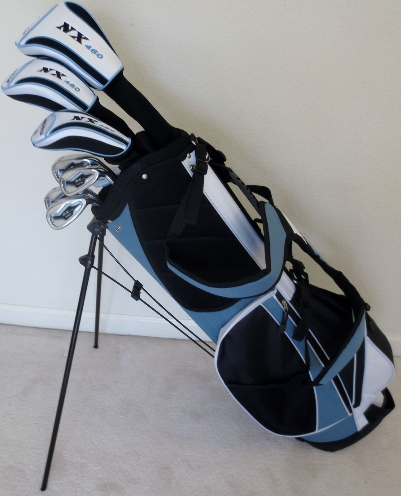 Ladies Complete Golf Set Driver, Fairway Wood, Hybrid, Irons, Putter Womens Clubs & Stand Bag