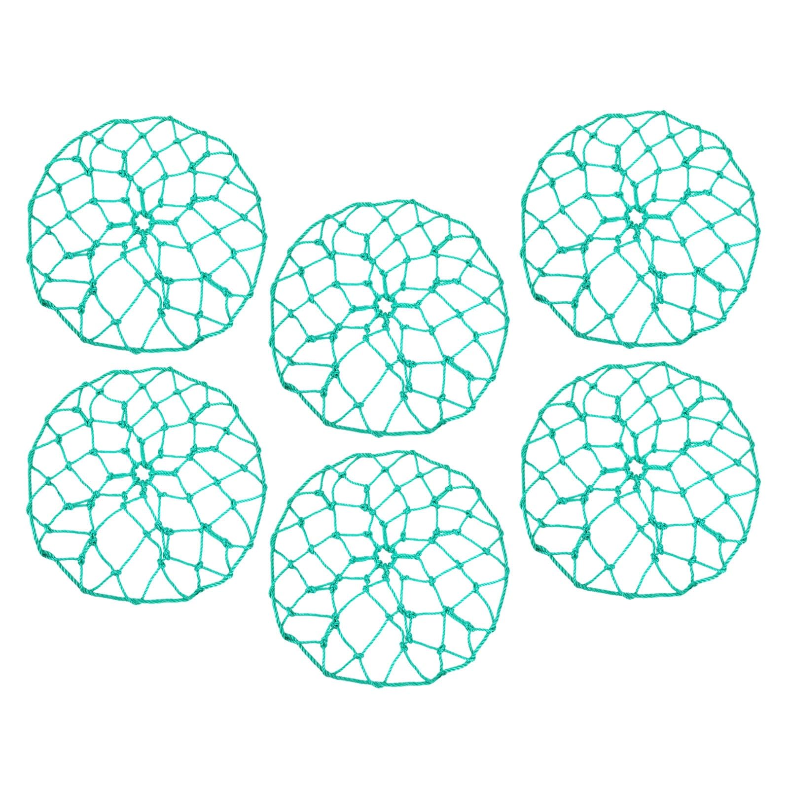 JYHHCYS Anticaídas Red Protección Alcantarilla para Obras De Construcción | Red para Tapa de Alcantarilla Multiusos, Polietileno, con Ganchos Metálicos, Circular(Set of 6,Dia 78cm/30.7in)