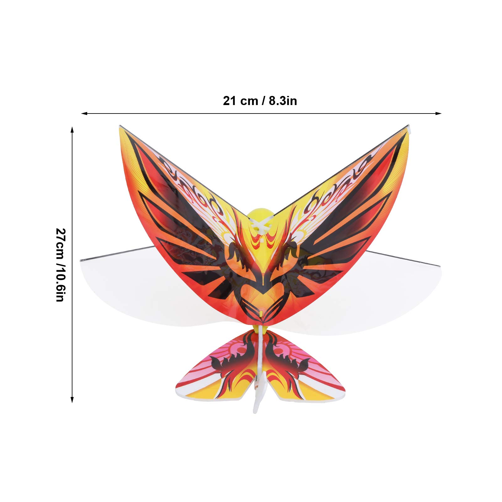 Dilwe Giocattoli per Uccelli Volanti RC, Volante Telecomandato, LED, 2,4 GHz, Telecomando Incluso, Batteria, Cavo di Ricarica, Giocattoli per Bambini per Bambini E-Bird