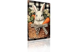 Aluminum Vintage Wall Decor Metal Easter Signs