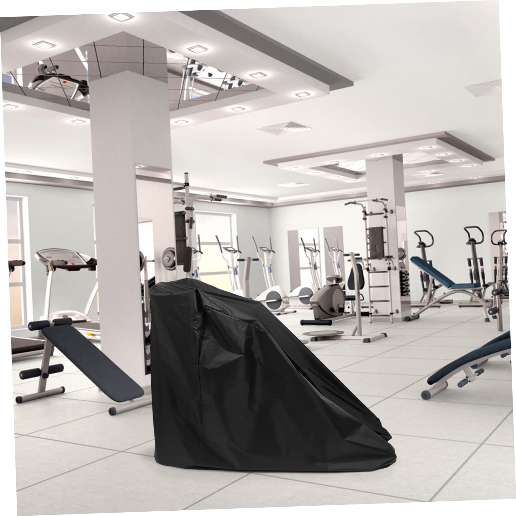 Housse de Protection pour Tapis Roulant Noire en Tissu Oxford