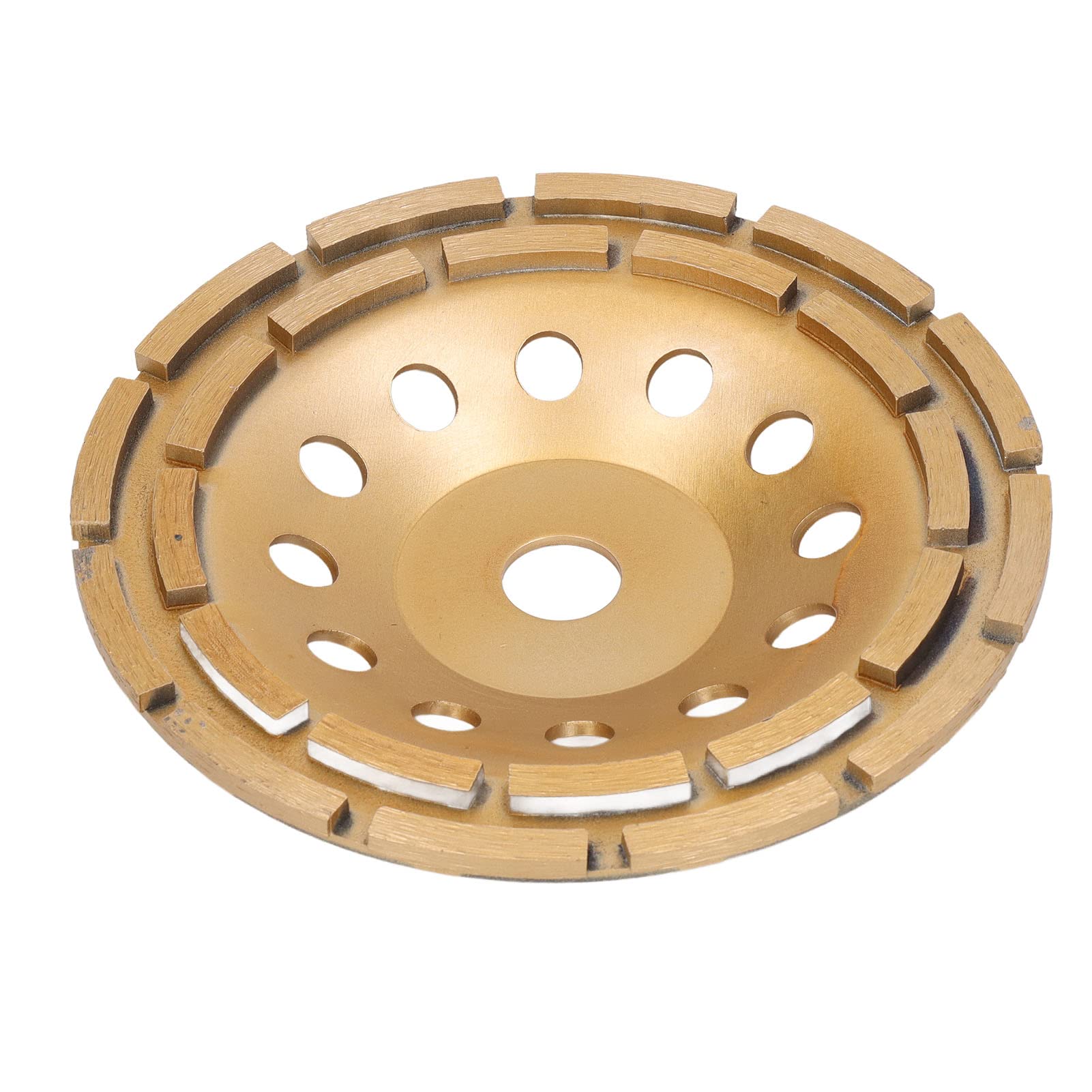 HHRFCS Diamentowa ściernica do betonu Diamentowa dwurzędowa ściernica szlifierska Tarcza szlifierska kątowa do szlifierki Polerowanie i czyszczenie kamienia / 230 mm / 9,1 cala