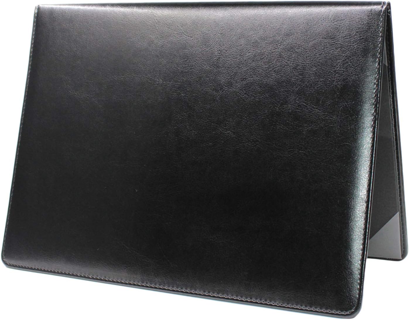 Diploma Cover 8.5 x 11 Certificate Holders for Letter-Sized Award Padded Menu Cover - Black Leather : Office Products