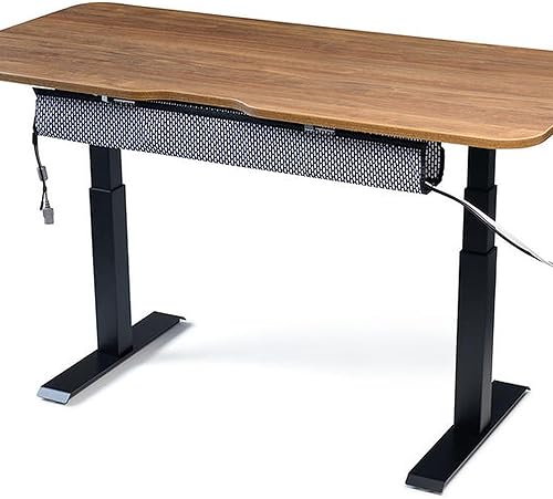 PERFECT POSTURE Organizador de cables de malla, organización de cables debajo del escritorio con correas ajustables, malla flexible, diseño de fácil