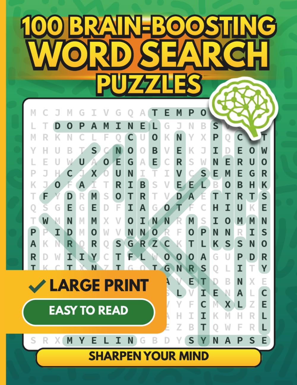 100 Brain-Boosting Word Search Puzzles for Adults: 100 Multi-Level Puzzles | Large Print | 3 Difficulty Levels (Ultimate Word Search Puzzle Collection)
