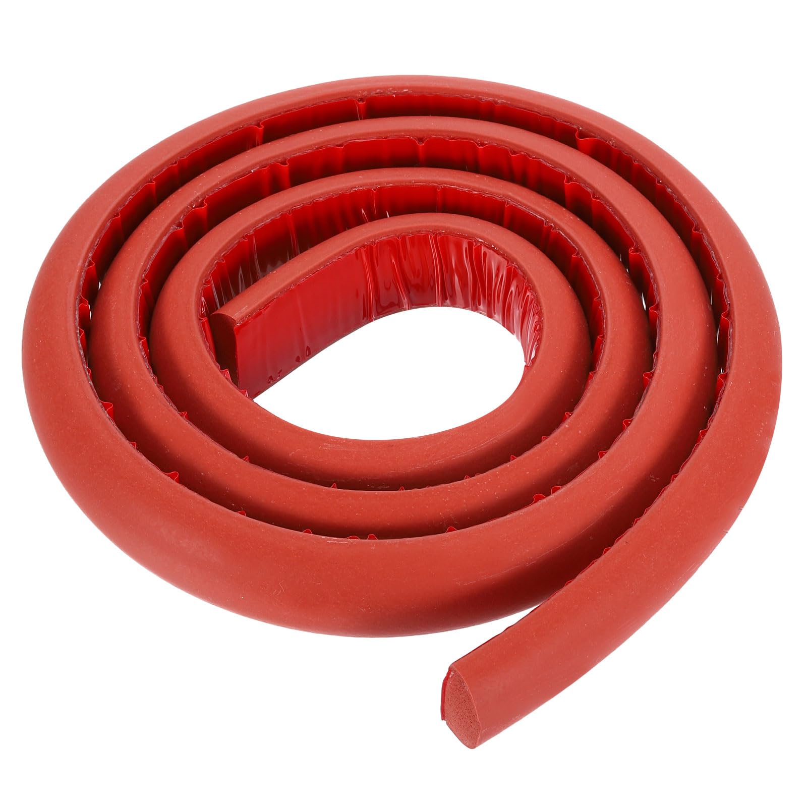 sourcing map 1 Meters Foam Backer Rod, 20 x 10mm D-Shaped Solid Joint Filler, Foam Seal Strip for Caulk Saver, Rope Caulk Cement Crack Filler, Red