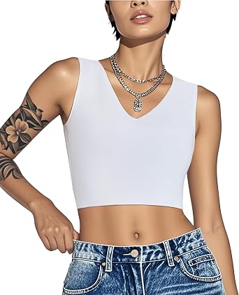 Rolewpy Chest Binder for Transgender FTM Women Binder Bra Tomboy Breast Binder Tank Top