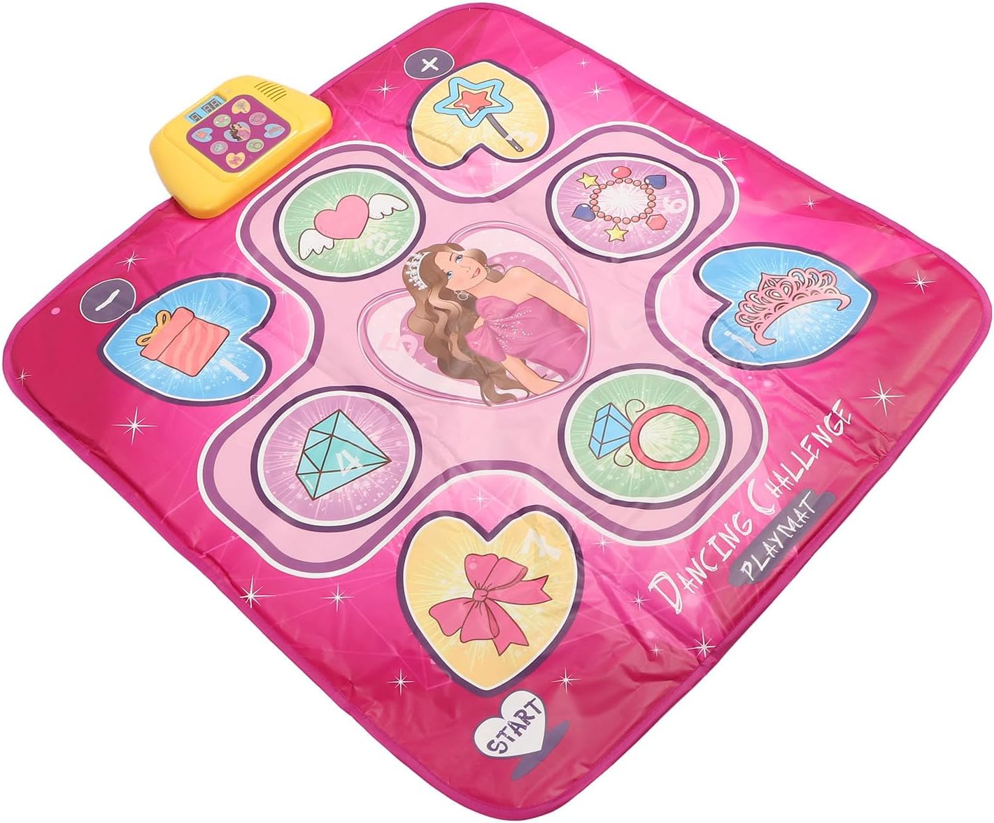 Dance Mat, Wireless Interactive Music Dancing Pad, Foldable Fun for Kids Ages 4-8, Promotes Physical Activity and Creativity