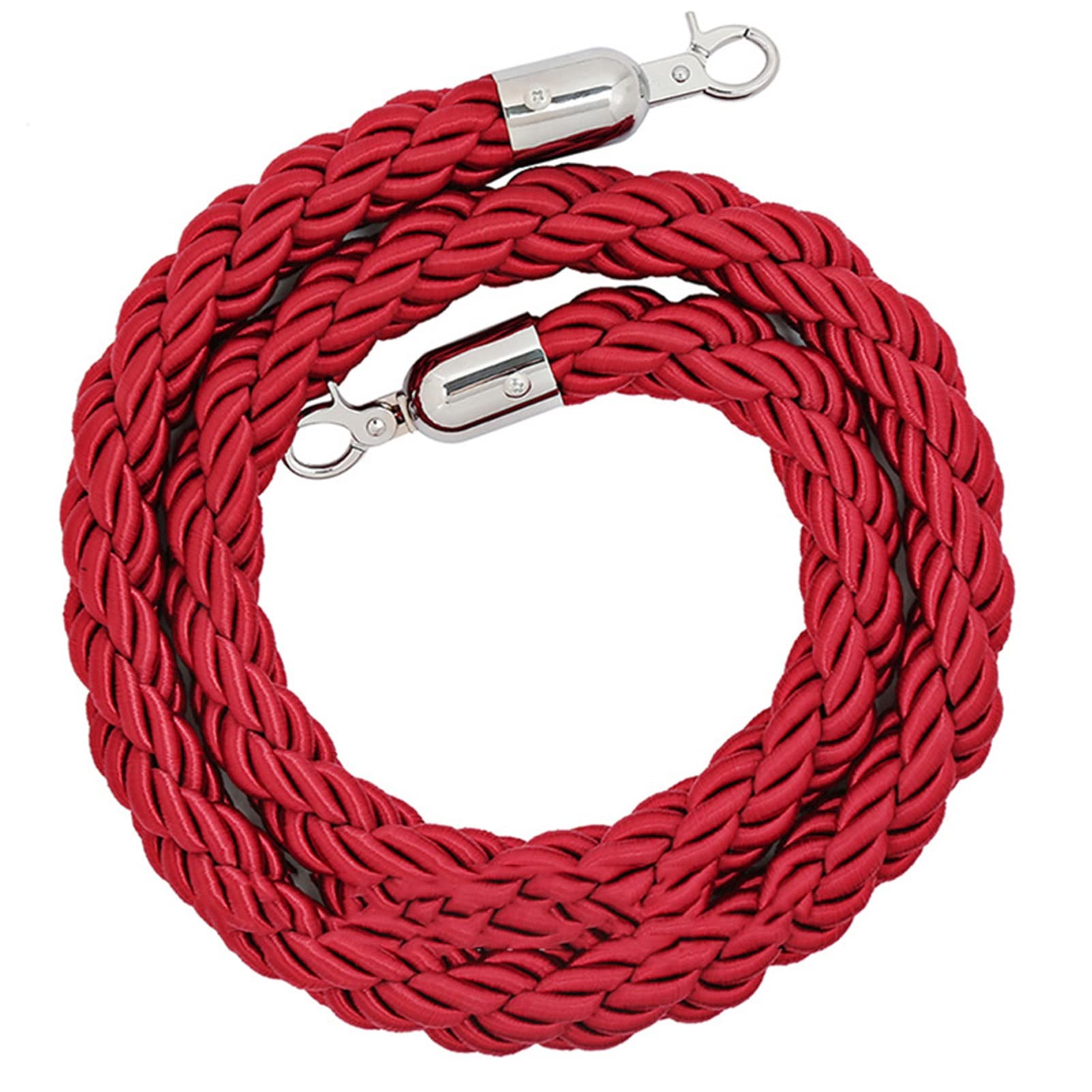 Awudaeemz D Braide Stanchion Rope, 3/4/5/8Ft,Blue Braided/Twiste Hemp Rope Barrier(,3.3Ft/100Cm)