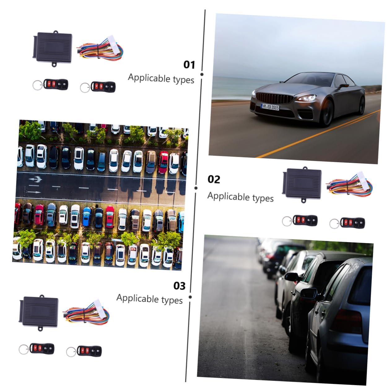 Ciieeo Car Anti-Theft Brake Central Locking Keyless Entry System Professional Design Low Noise Durable Versatile Ideal for Modern Car Security Needs