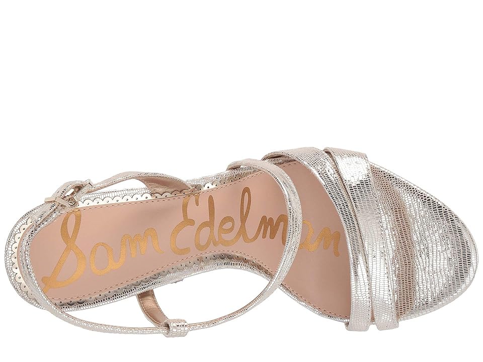 

Sam Edelman Alisandra (Molten Gold New Glamour Lizard Suede) Women's Shoes