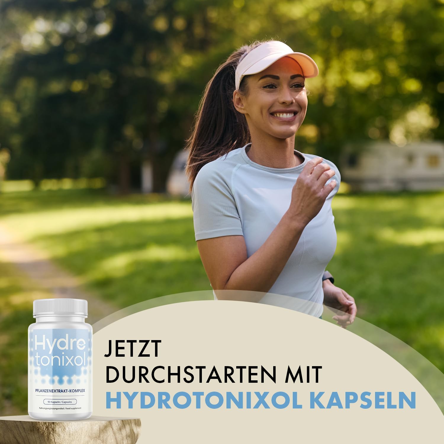 HydroTonixol Kapseln | Pflanzenextrakt Komplex mit Apfelessig & Guarana | einfache Einnahme | 6x90 Kapseln