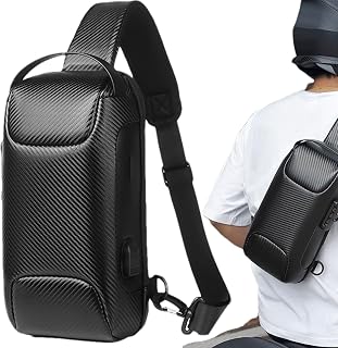 peito anti-roubo - Peito Oxford Bloqueio Anti-roubo dos Homens para Homens Mulheres | Bolsa no peito ombro mochila transversal com porta carregamento