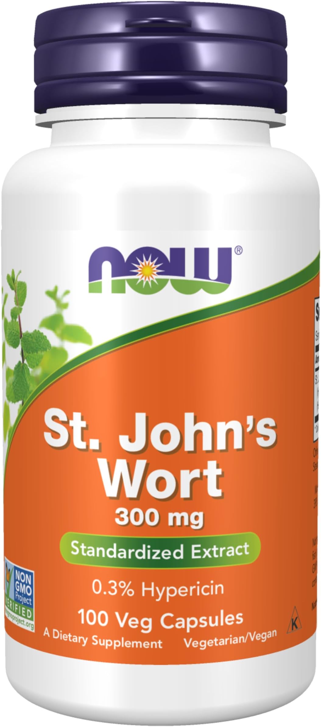 NOW Foods Supplements, St. John's Wort (Hypericum perforatum) 300 mg, Standardized Extract, 100 Veg Capsules