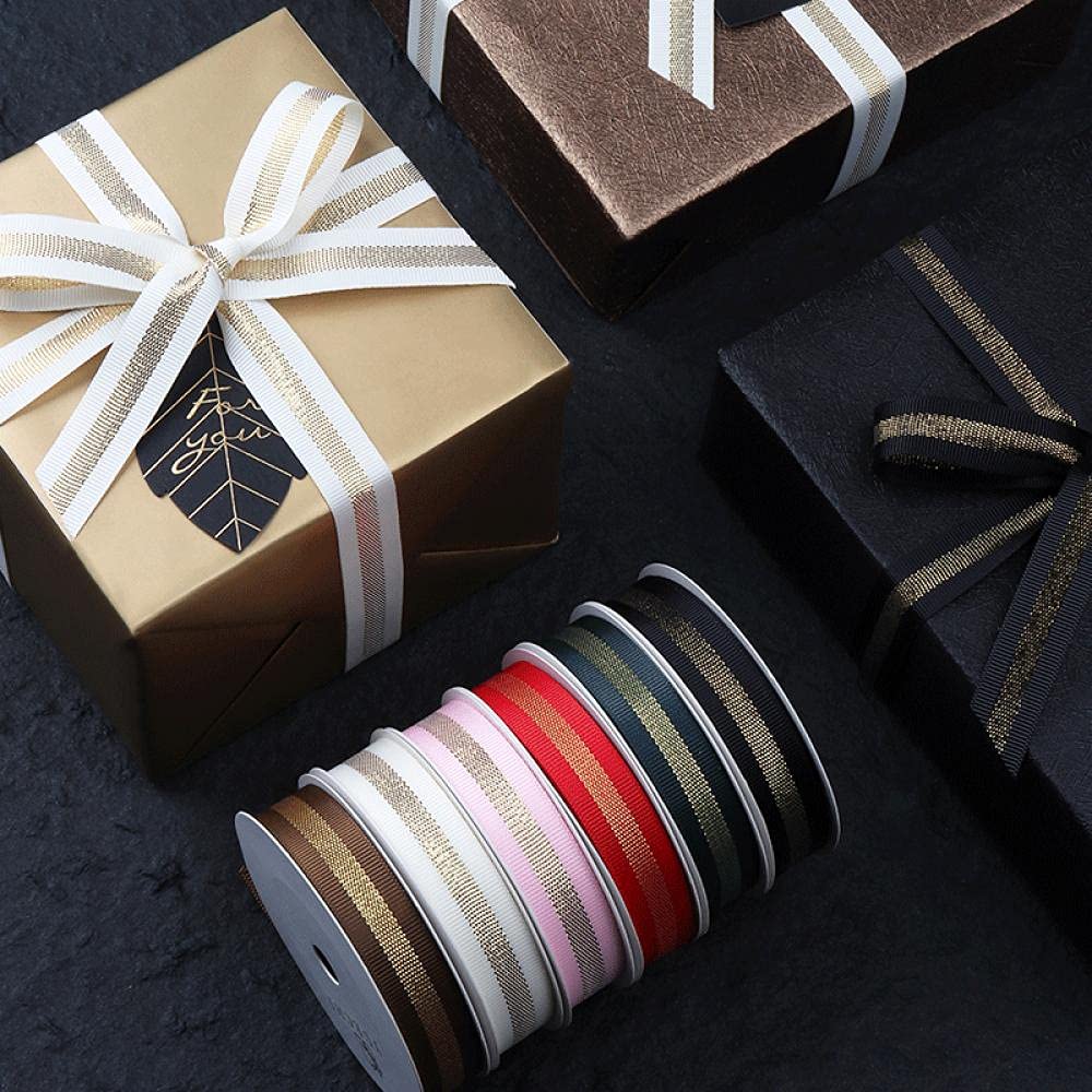 Ribbons For Gift Wrapping Ribbon For Fabric Satin Ribbons Pasek Kolorowy Prezent Prezent Prezent Dekoracyjne Ze Wstążką Bow Handmade Satin Webbed Tort Wstążka-Królowa Czerwona