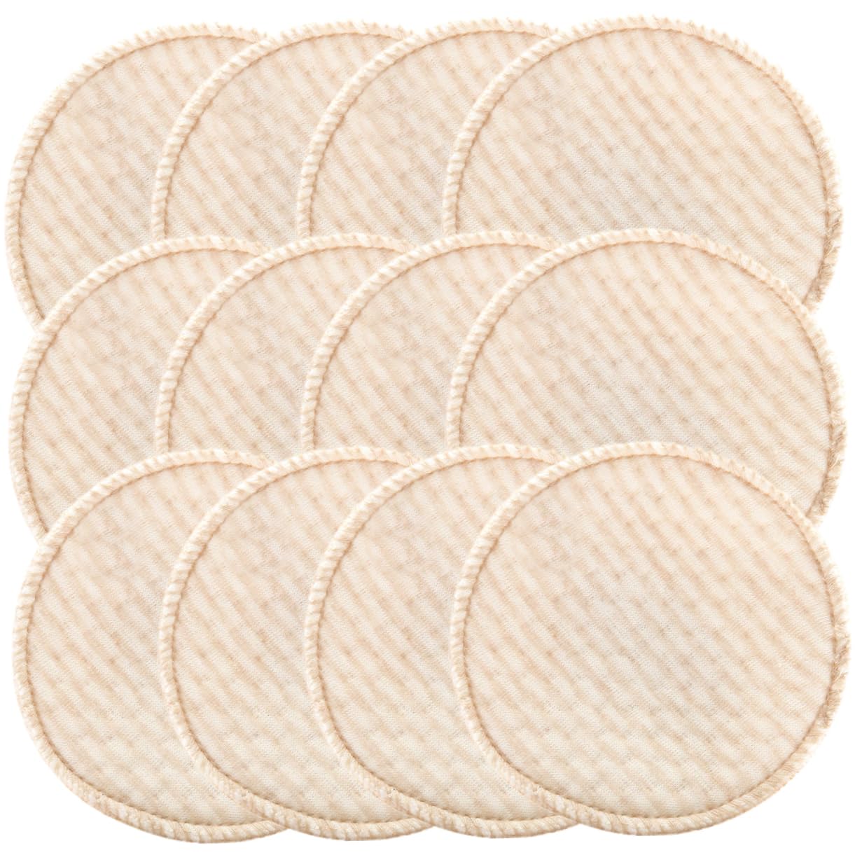 12pcs Breastfeeding Nursing Pads Reusable Pads Soft and Absorbent Nipple Cover Essential for Breastfeeding