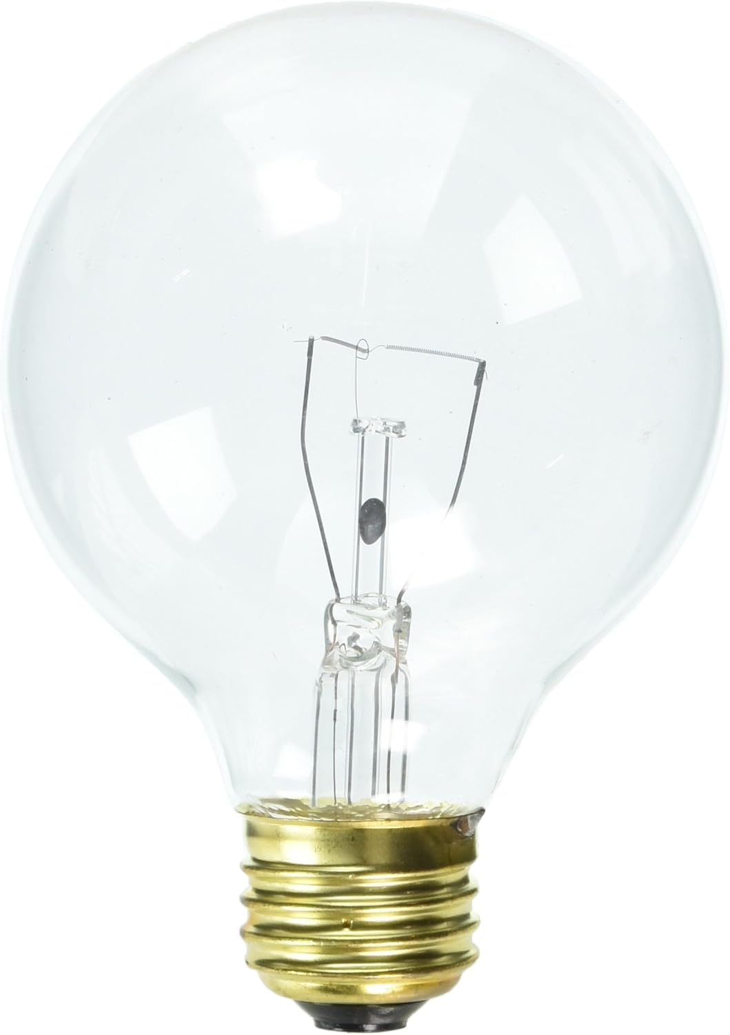 Bulbrite 40G25CL2 40W G25 Globe 120V Medium Base Light Bulb, Clear