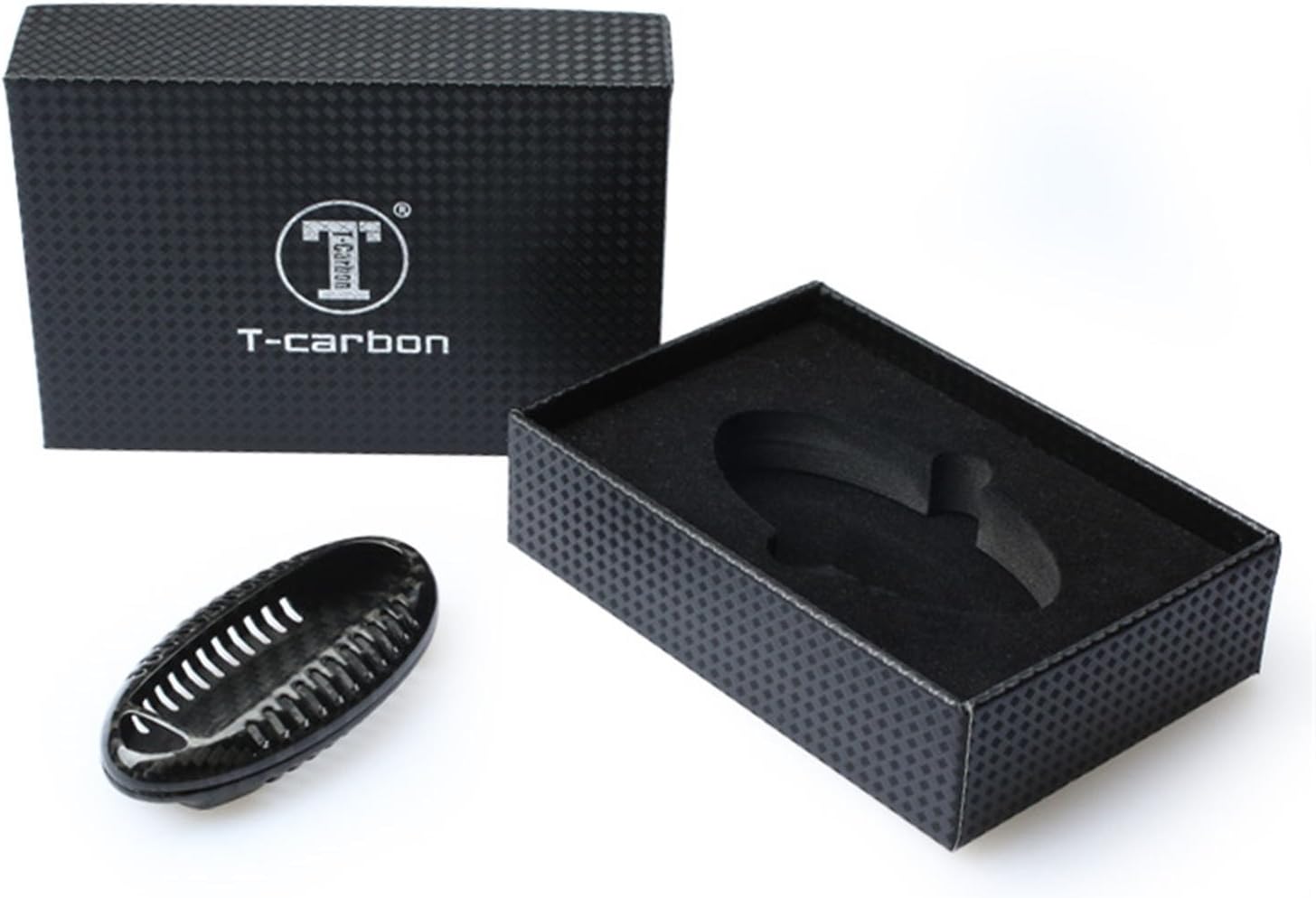 Genuine Carbon Fiber Key Fob Cover for Nissan 370Z Altima Armada Frontier GT-R Leaf Maxima Murano Pathfinder Rogue Sentra Titan Versa Smart Car Remote Key Fob Case for Men Women - Black