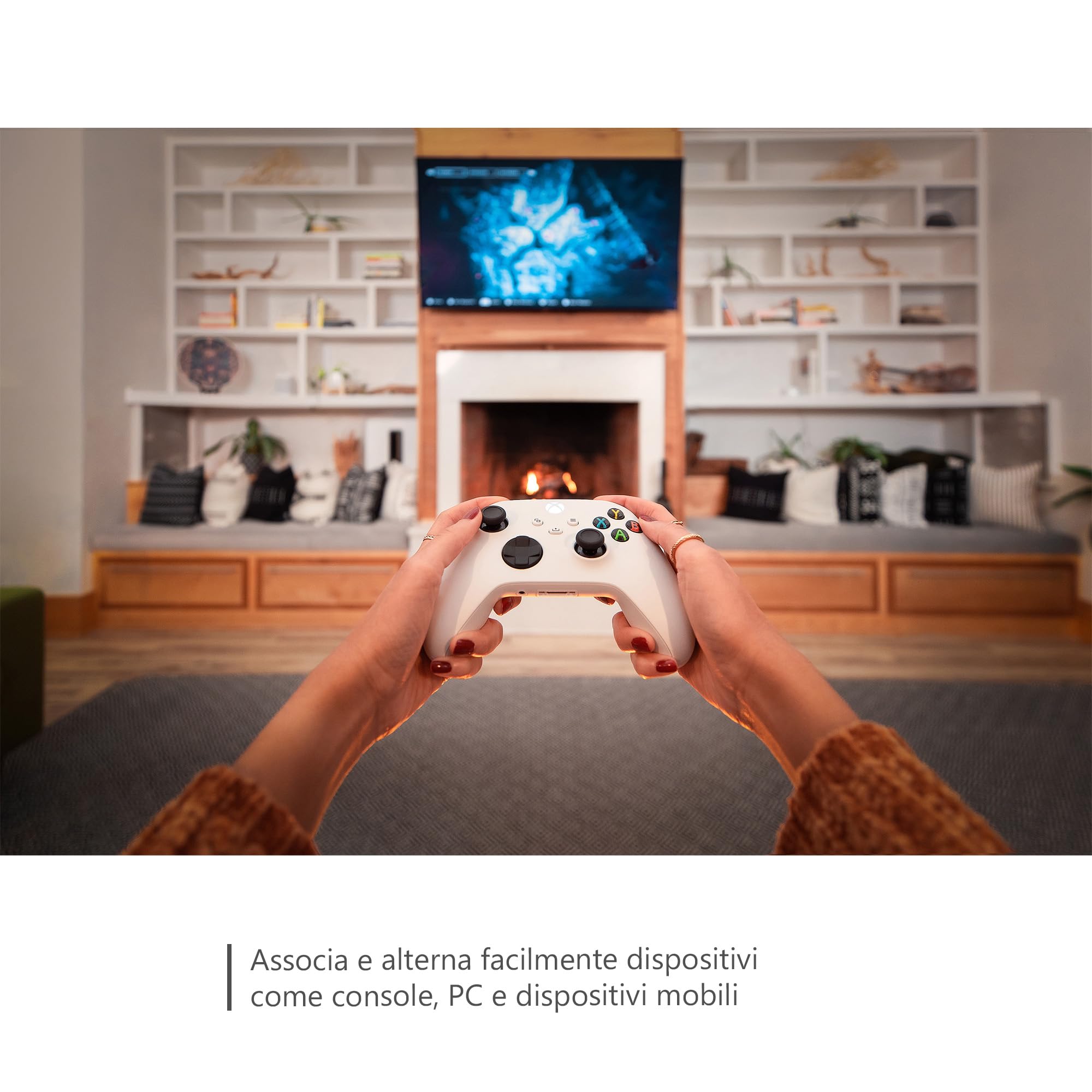 Xbox Controller Wireless - Robot White One, Series X|S, Windows 10/11, Android, iOS