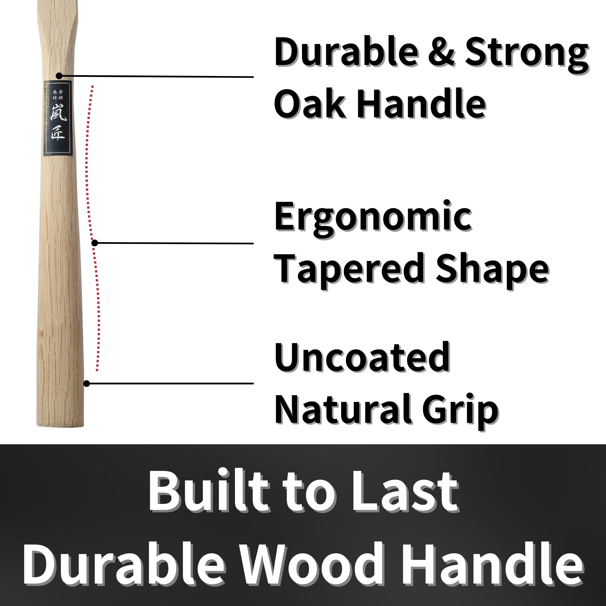 Japanese Sheet Metal Hammer - Heavy Duty & Durable -5