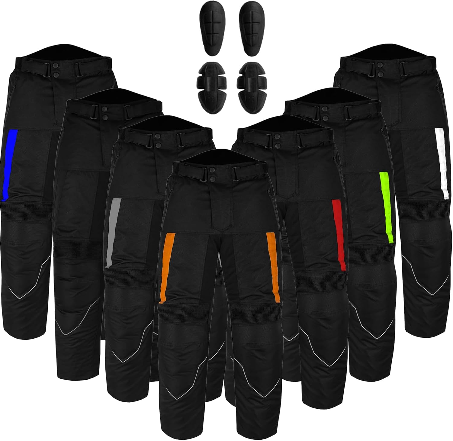 Motorcycle Pants for Men Women Armored Cordura Motocross Touring Motorbike Protection Trouser Waterproof