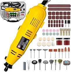 Micro Retífica Profissional 500W com 210 Peças – Corte, Lixamento e Polimento (220 Volts)