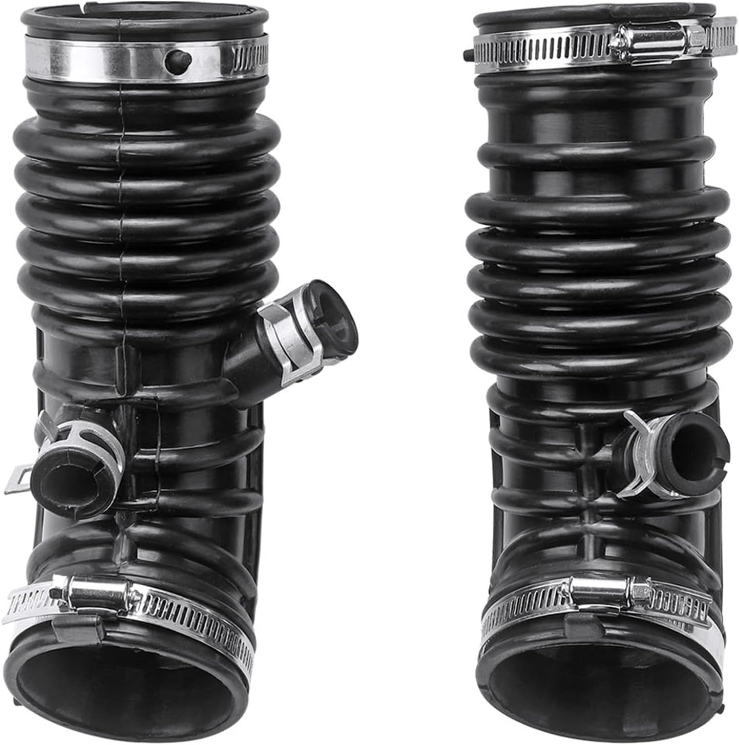 Engine Air Intake Hose Tube, Left and Right Side Compatible With Infiniti Vehicle EX35 2008-2012 G35 2007-2008 3.5L V6 Replace# 16576-JK20A 16576-JK21A 16576-JK21B(2PCS)