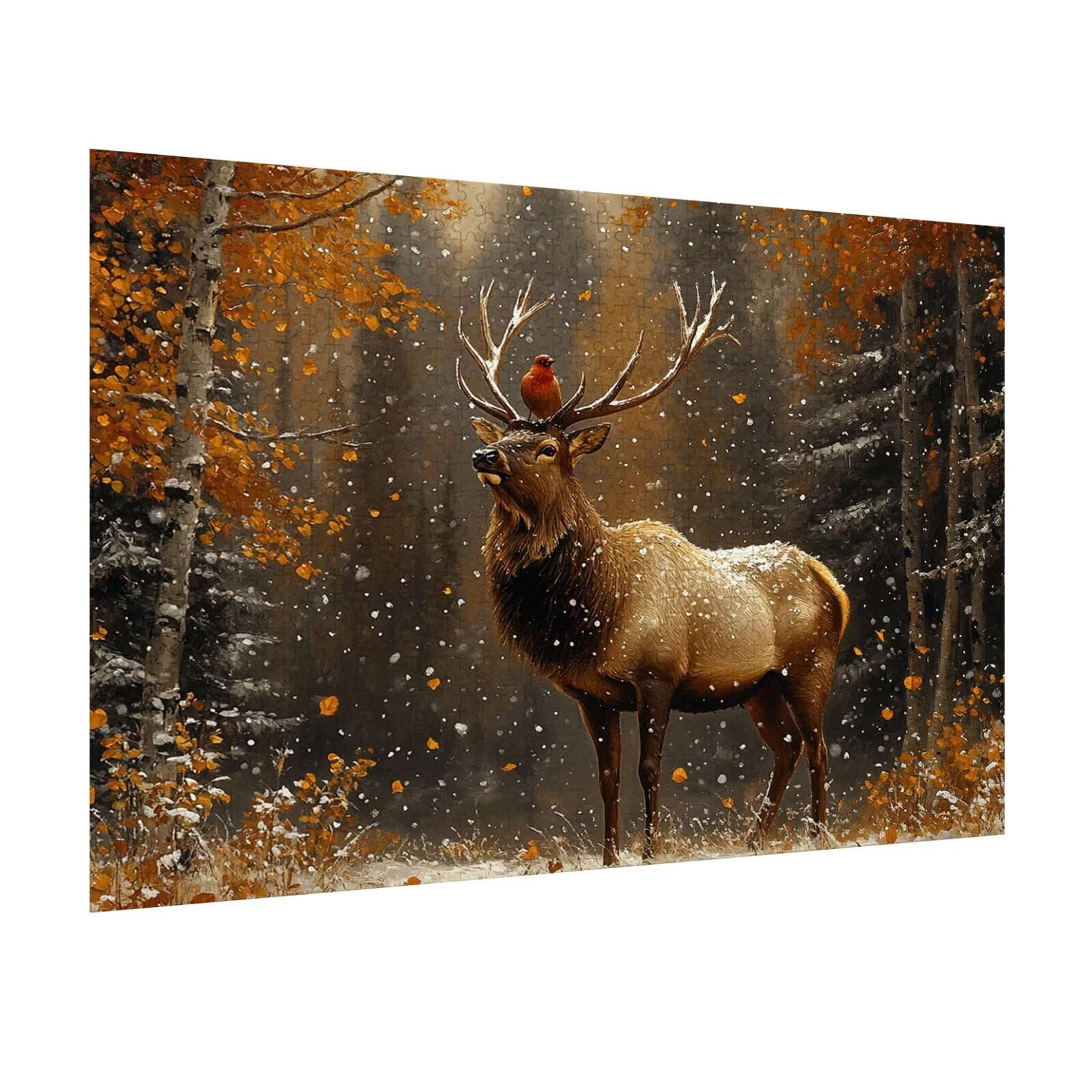 Puzzle 3000 Piezas Nieve Puzzle de Madera Desafiante, n-849