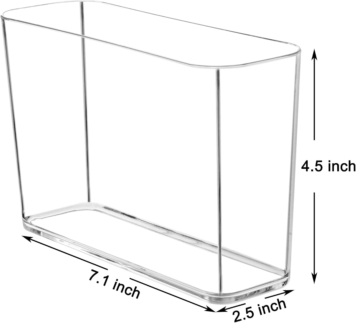 Youngever 2 Pack Clear Plastic Napkin Holders