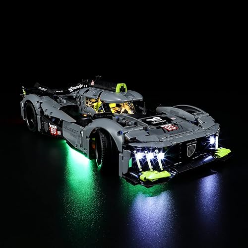 Miniatura 2 de LIGHTAILING Luz para Lego-42156 Peugeot-9X8 Mans-Hybrid-Hypercar - Kit de iluminación LED compatible con el modelo de bloques de construcción Lego -