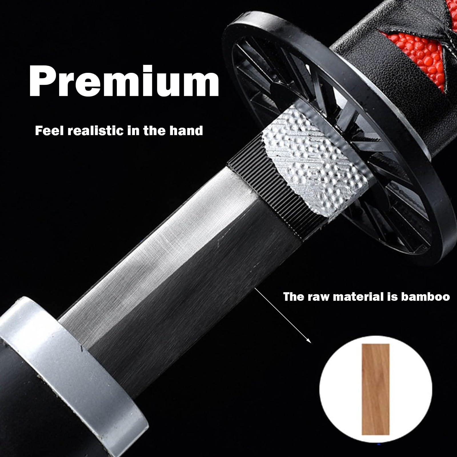 Katana Demon Spada, Uccisore di Demoni Katana, Kamado Tanjirou Katana 104 Cm, Spada Demon, Anime Cosplay Props, Adulto Regalo Festa Favore