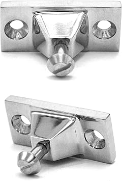 2 Pack Boat Deck Hinge Bimini Top Side Mount 316 Stainless Steel