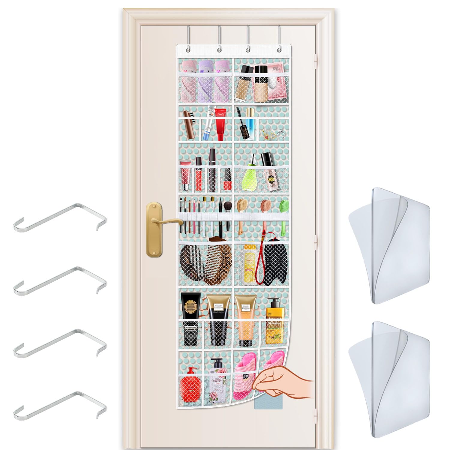 Amazon.com: MaiHongda Large Size Toiletry Bags Over the Door Hanging ...