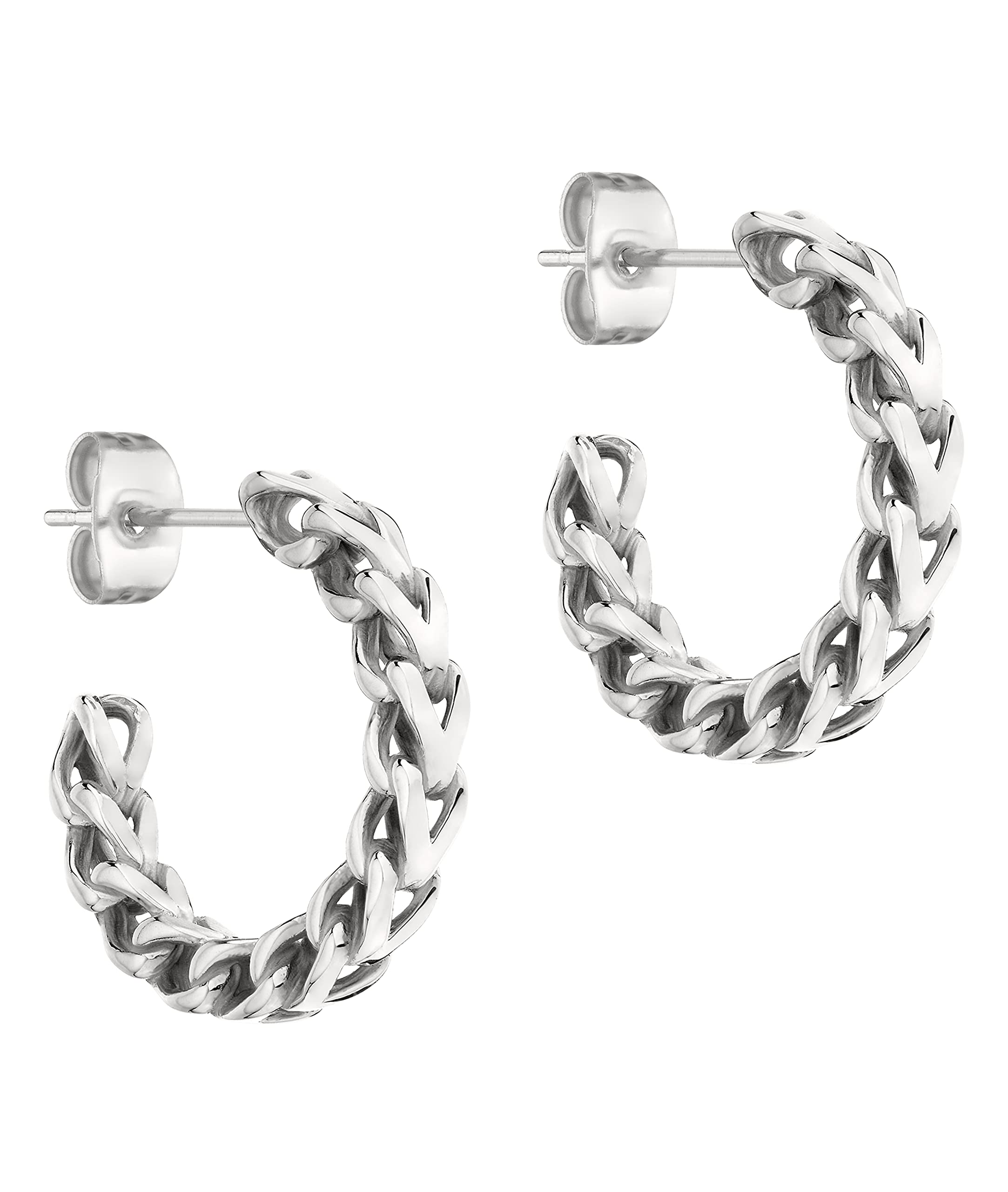 LIEBESKIND BERLIN Woven Damen Schmuck – Geflochtene Kette, Armband, Ohrringe & Ring aus Edelstahl in Silber, Gold, Roségold & Schwarz – Moderner Schmuck für Alltag & besondere Anlässe