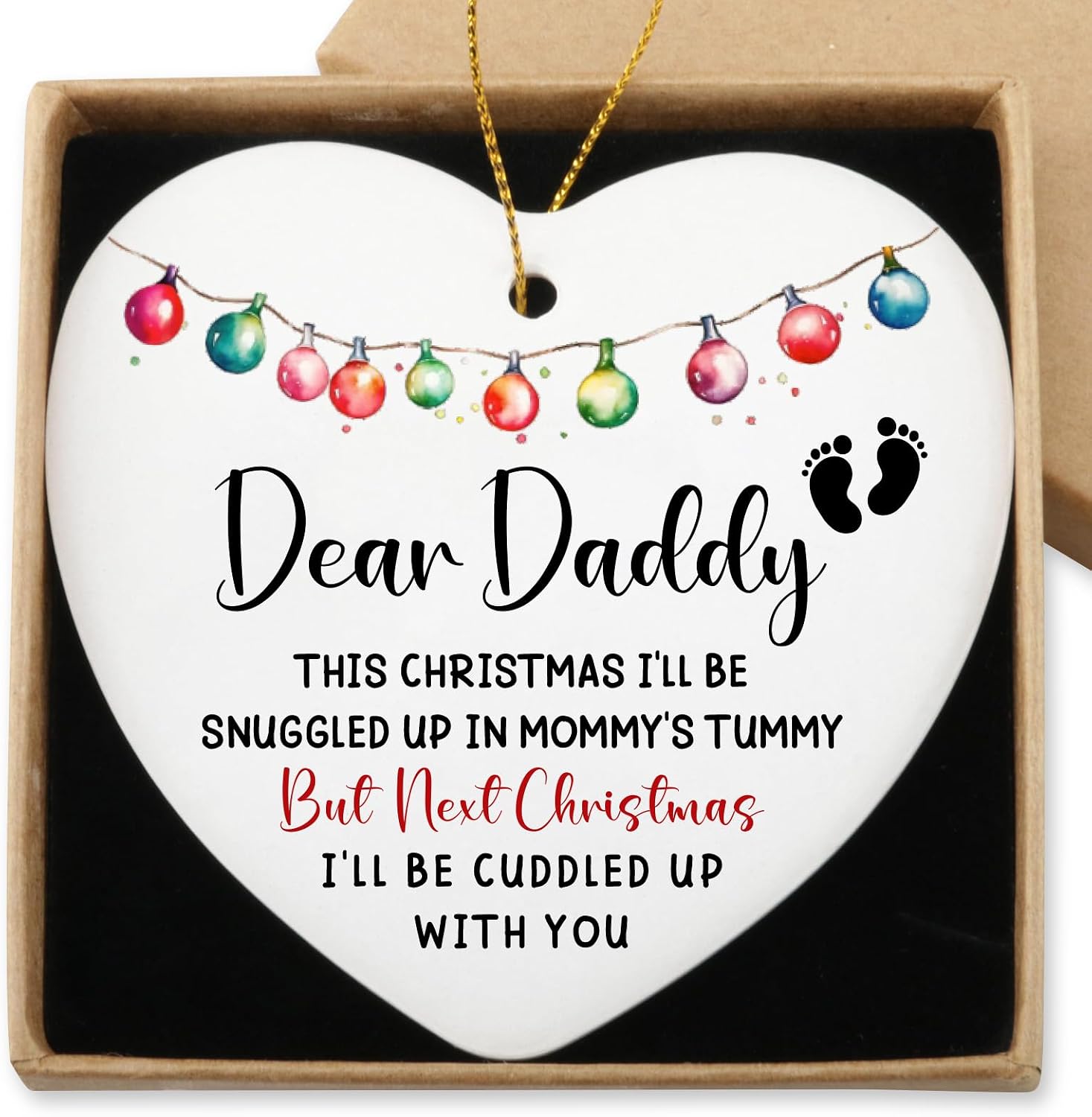 New Grandma Gifts Hanging Ornament Only The Best Moms Get Promoted to Grandma Mothers Day Pregnancy Announcement Gifts First Time Grandmother Gift Christmas Ornament Ceramic Heart Keepsake