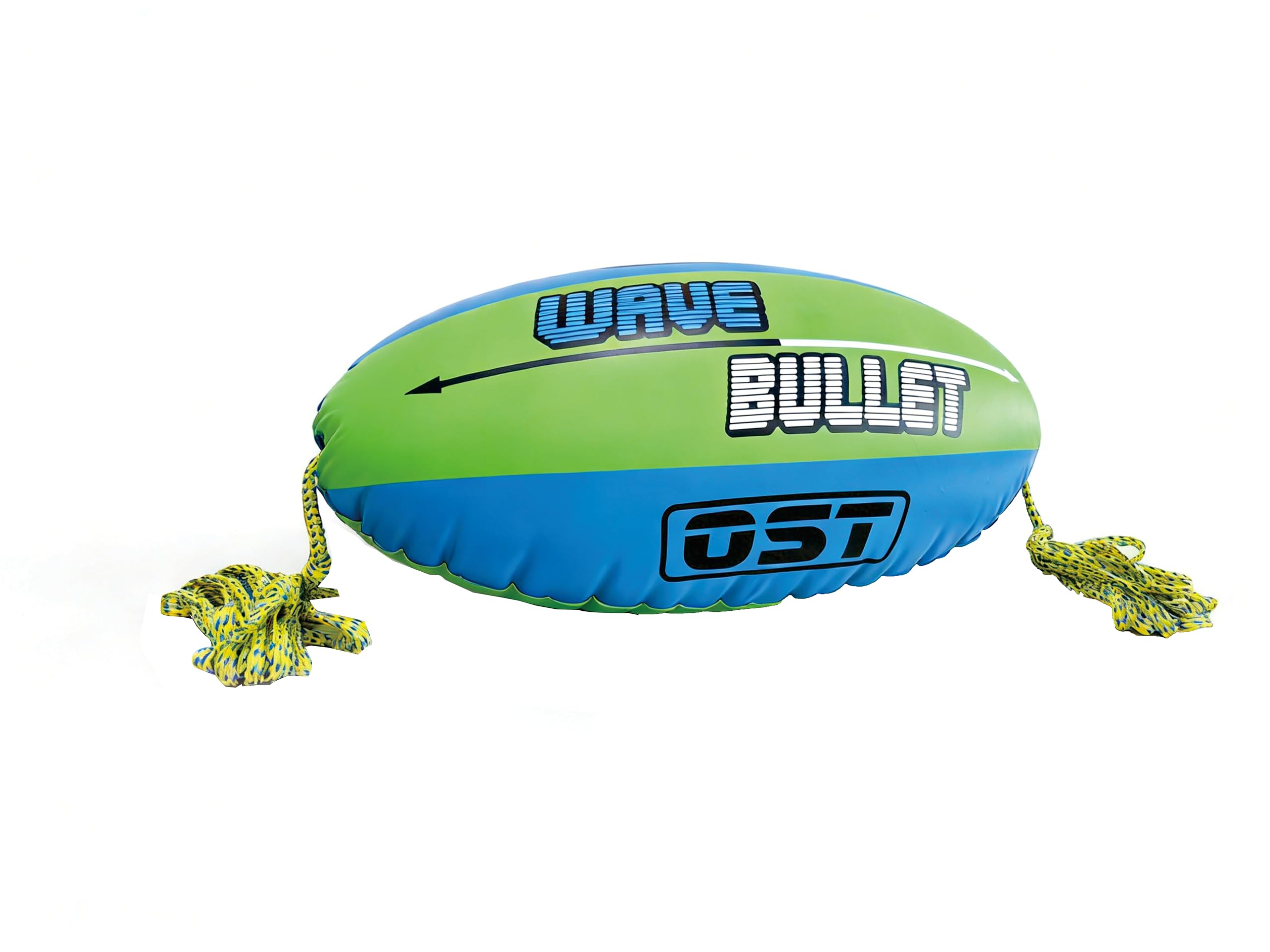 Towable Tube Ball with Tow Rope, Inflatable Tow Rope Float for Water Sports, Reduce Spray & Drag, Improves Tow Rope Visibility, 60 ft Rope with 4,100 lb Break Strength