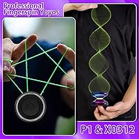 Vista 5 de YOYOSTUDIO X0312 Responsive Yoyo (negro) + Yoyo de plástico P1 (degradado azul púrpura)