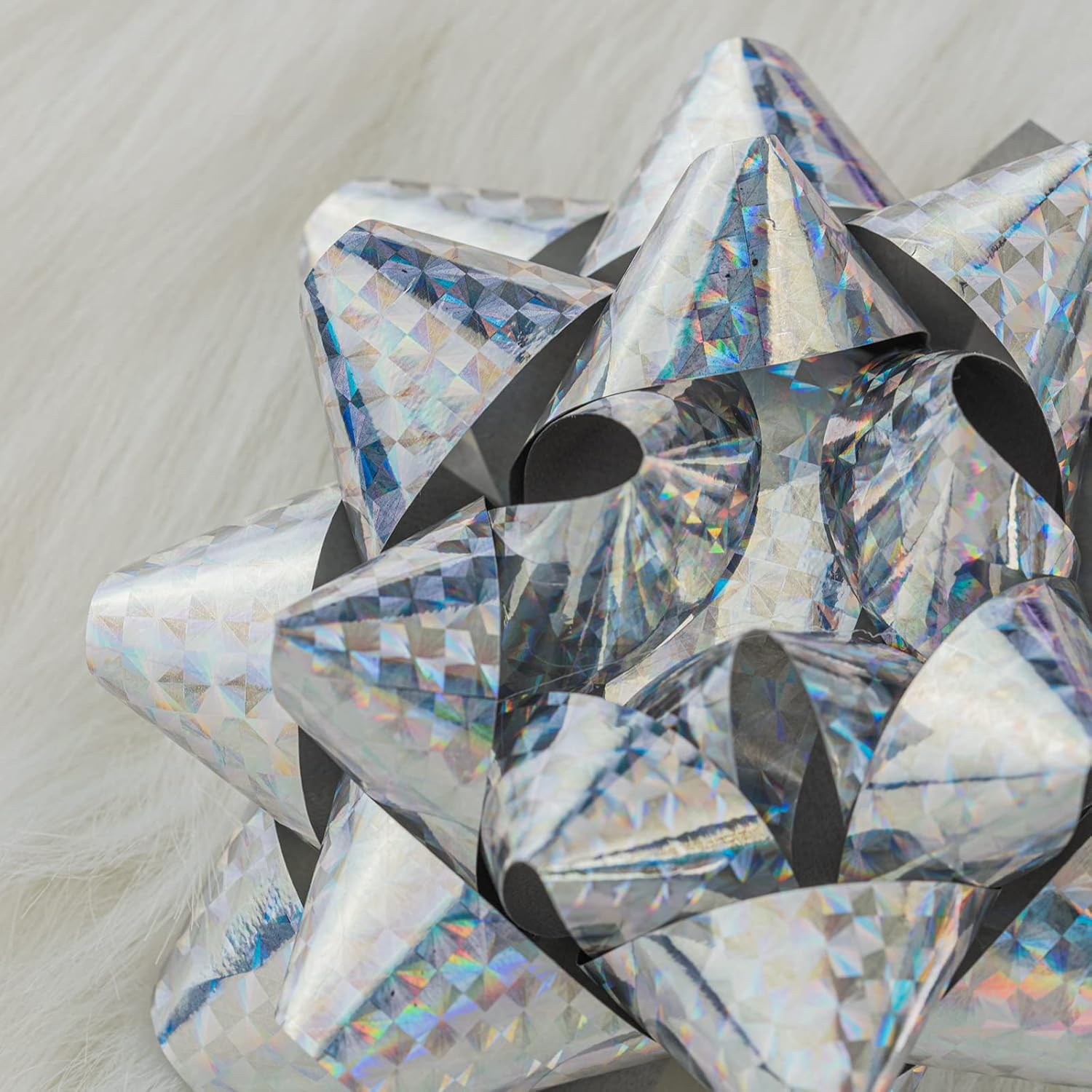 WRAPAHOLIC Silver Gift Bow Assortment (24 Bows) for Birthday, Wedding, Christmas, Baby Shower, Bridal Showers - Image 7