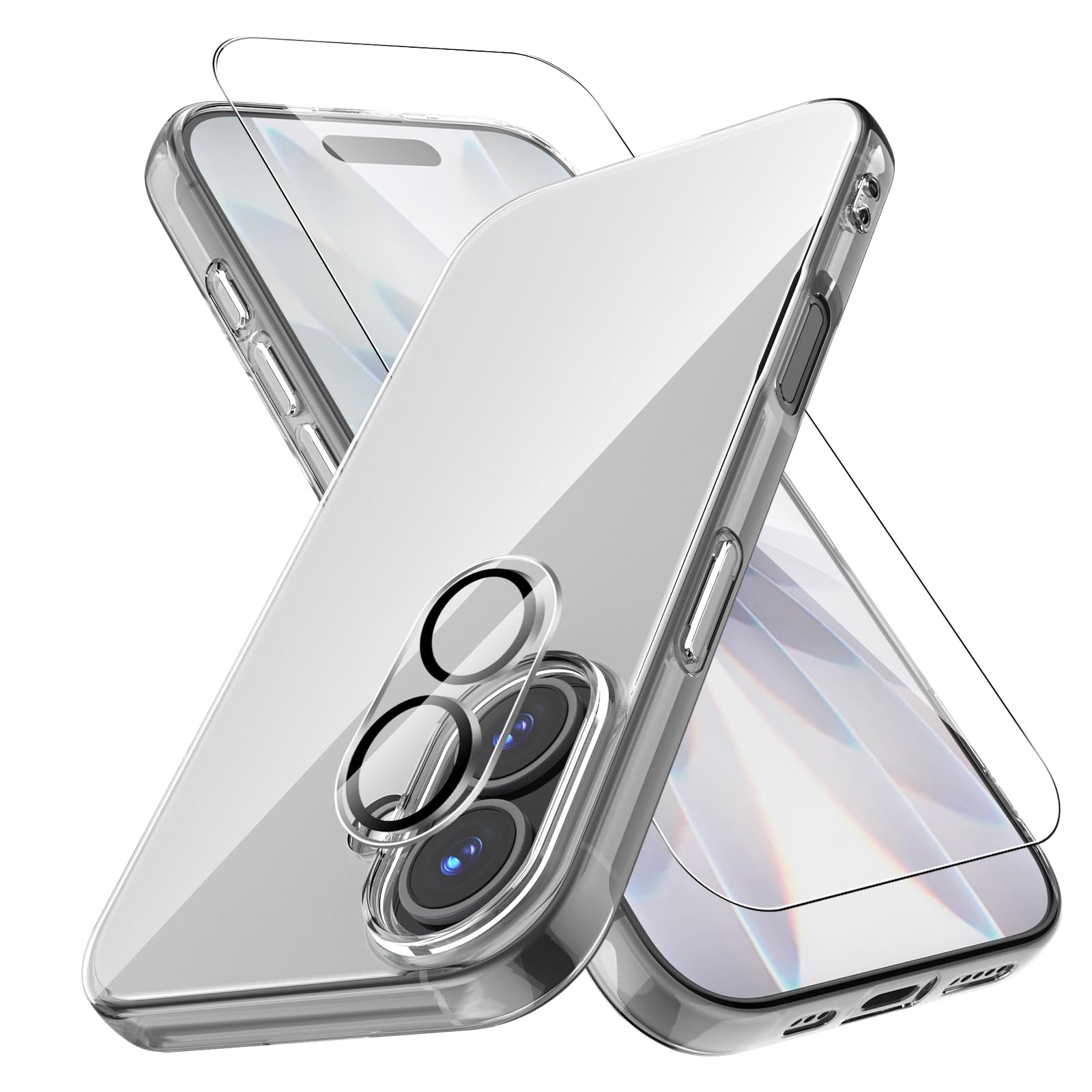 Amazon.co.jp: 【1+1+1セット】For iPhone 17 ケース+ガラスフィルム+