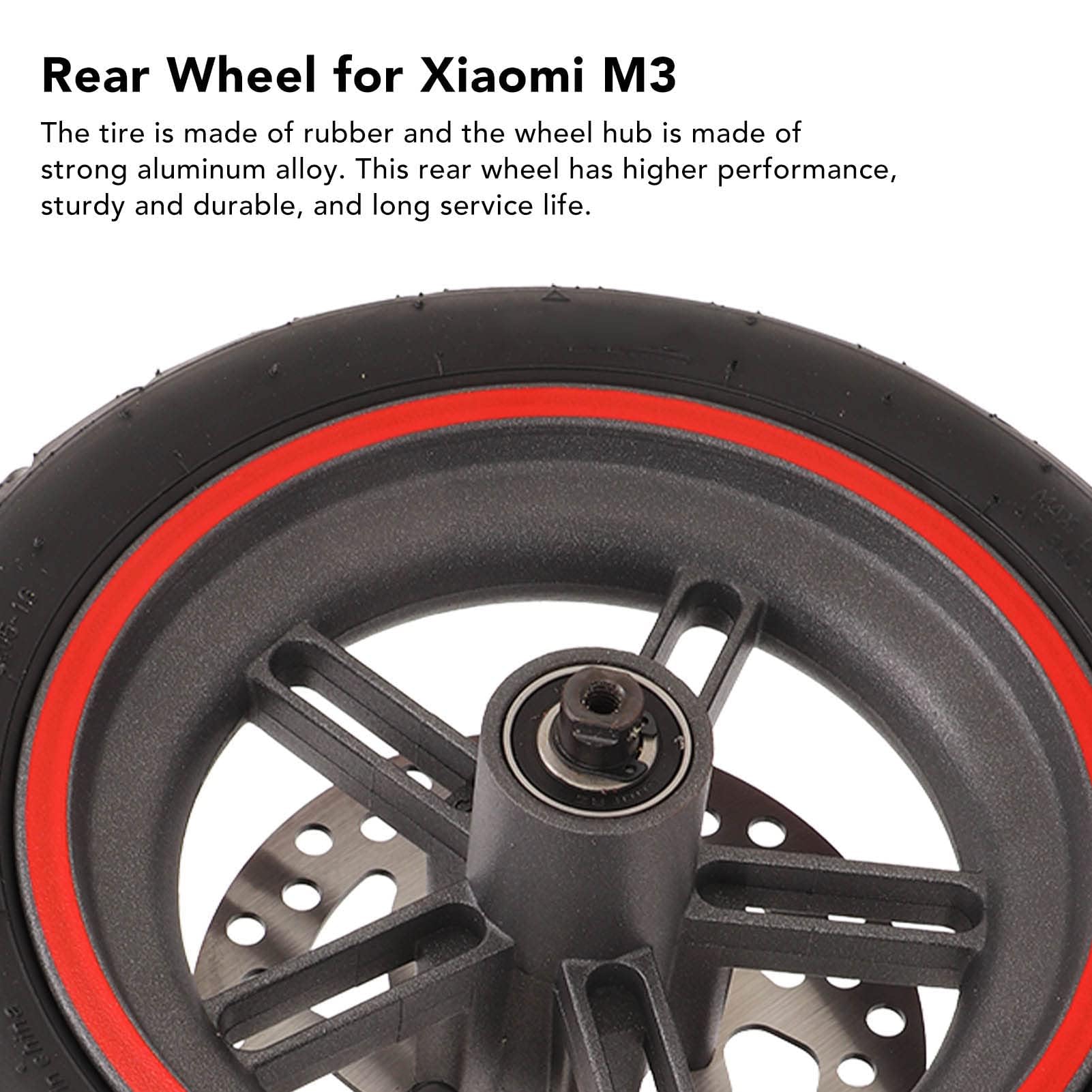Alomejor Scooter Elettrico Ruota Posteriore con 120mm Disco Freno per PRO PRO2 M3