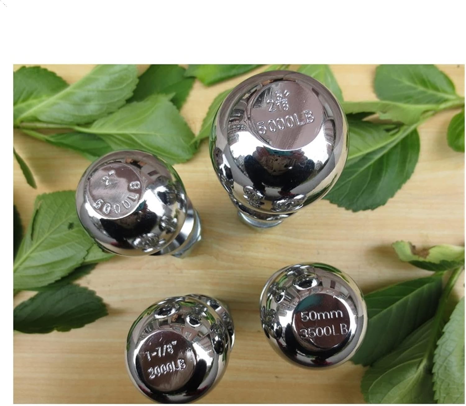 Trailer Hitches Tow Traile Chrome Hitch Tow Ball 1-7/8 2inch 50mm 3/4(M19) Shank Dia.Trailer Hitch Towball Parts Coupling (Color : 2inchXM19 Size : 1)