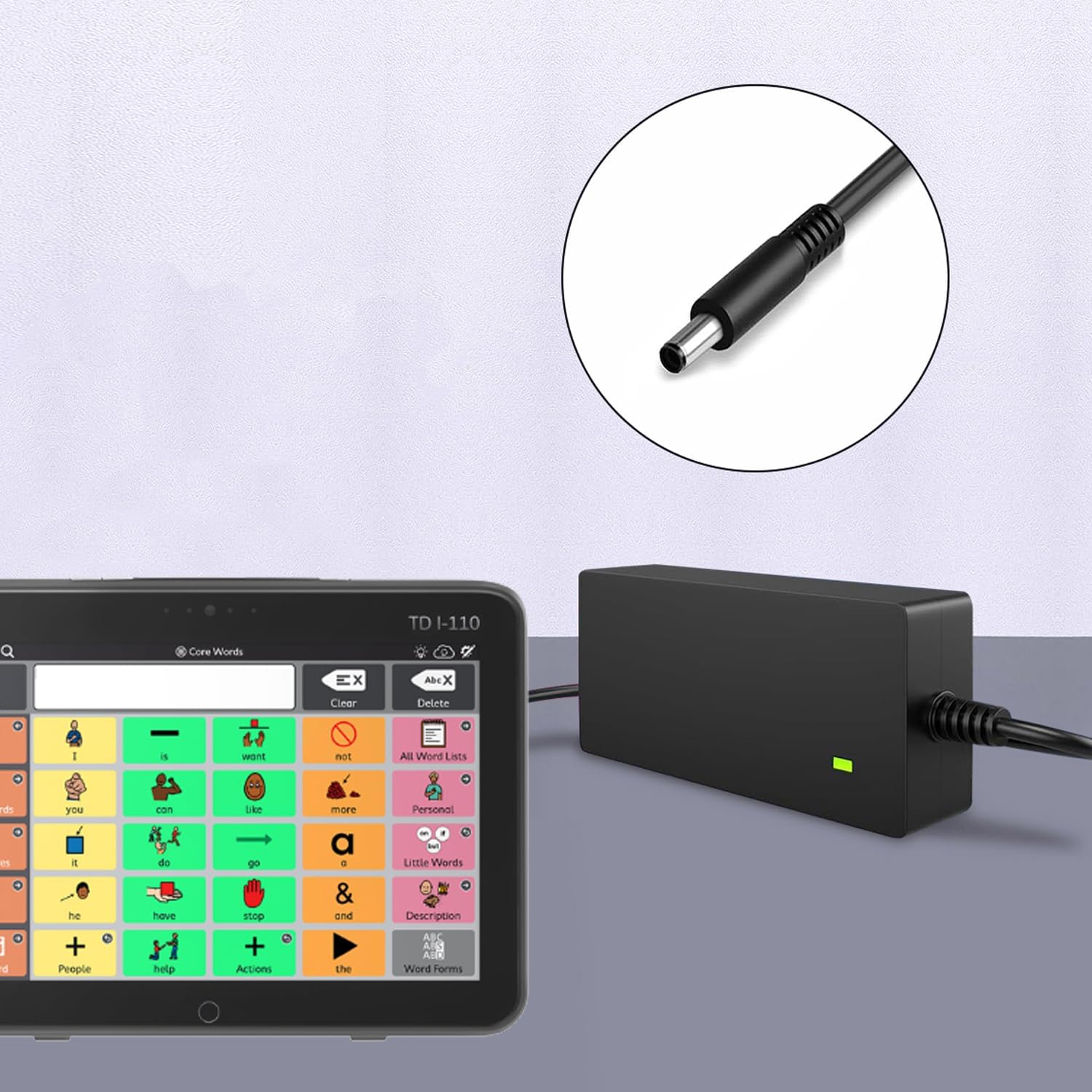 15V 2.4A AC DC Adapter Compatible with tobii dynavox I-110 I110 12004860 TD I-110 1st Generation (Legacy) Speech Tablet Speaking AAC Communication Device ATM036T-A150 Power Supply Charger