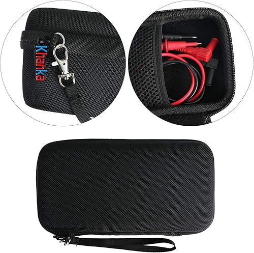 Miniatura 5 de Khanka Estuche de viaje rígido de repuesto para multímetro digital KAIWEETS TRMS 6000 cuentas, rango de medición de corriente de voltaje CACC