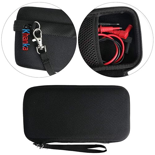 Miniatura 5 de Khanka Estuche de viaje rígido de repuesto para multímetro digital KAIWEETS TRMS 6000 cuentas, rango de medición de corriente de voltaje CACC