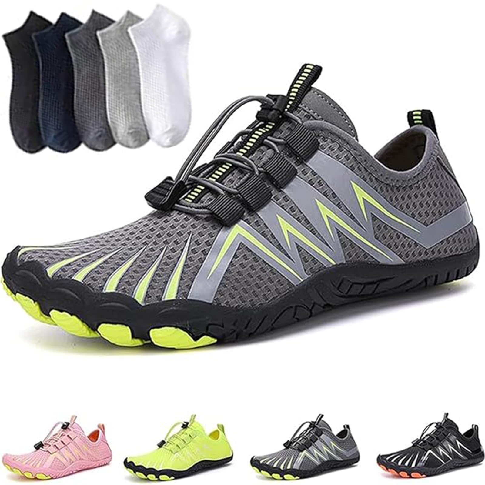 Hiking Womens Men, Pro Barefoot Shoes with Wide Toe Box, Healthy and Non-Slip Breathable Barefoot Shoes — view 20