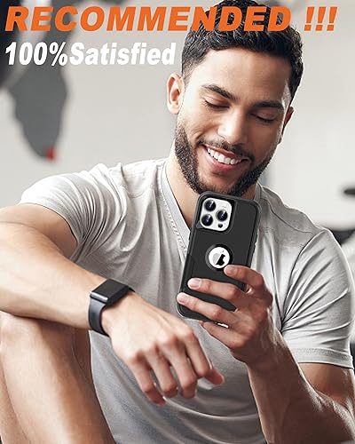 Miniatura 7 de Funda de teléfono para iPhone 14 Pro con clip para cinturón de funda Defender resistente, a prueba de golpes, resistente, antideslizante, funda dura