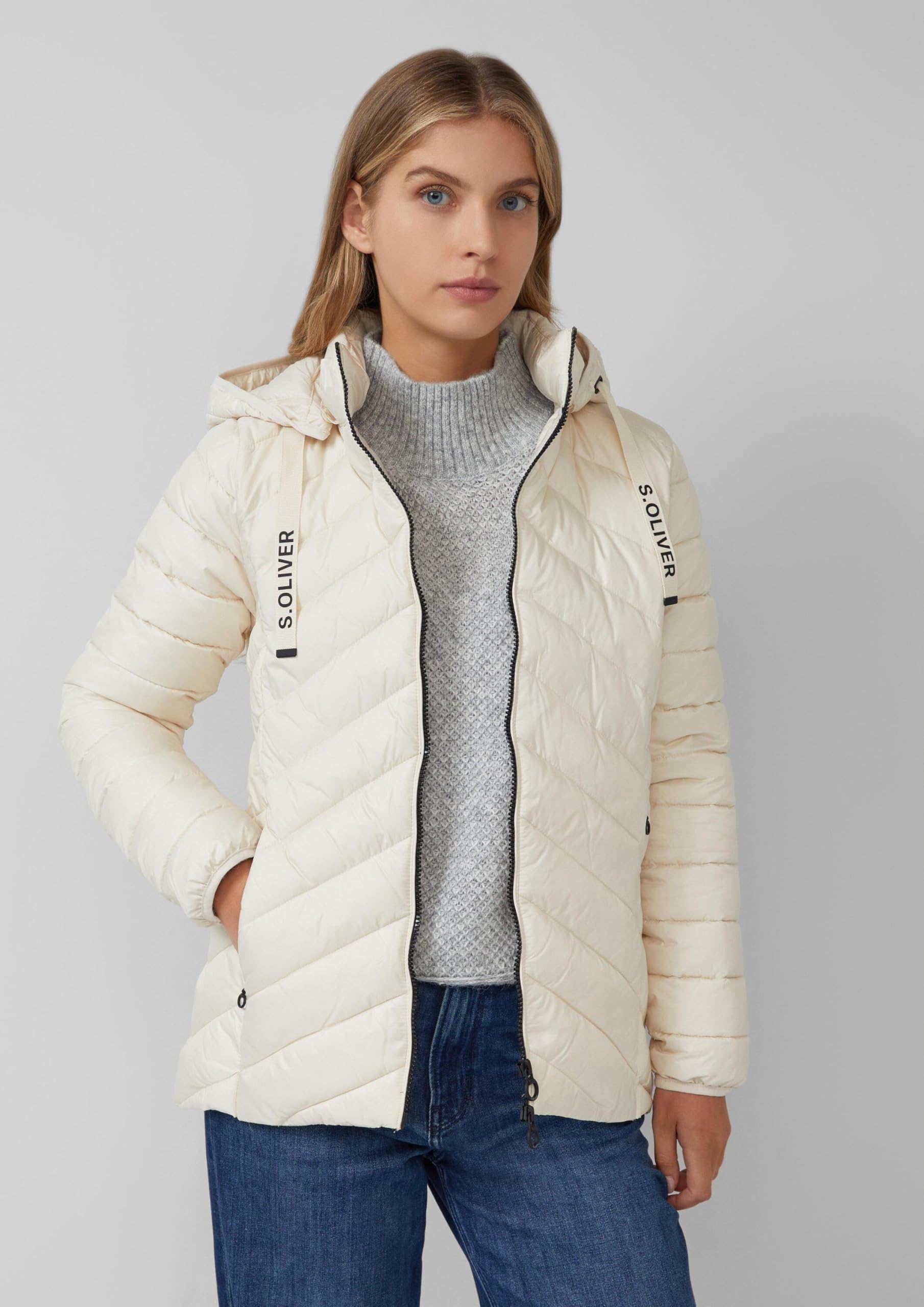 s.Oliver Steppjacke mit abnehmbarer Kapuze