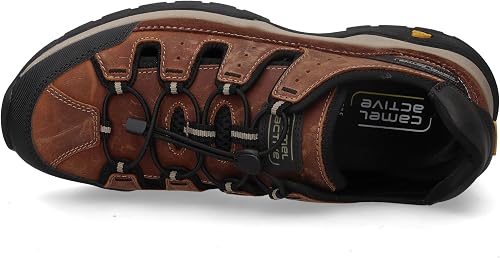 camel active Baskets basses pour homme, chaussures basses, semelle intérieure amovible, Marron 300, 44 EU - 6