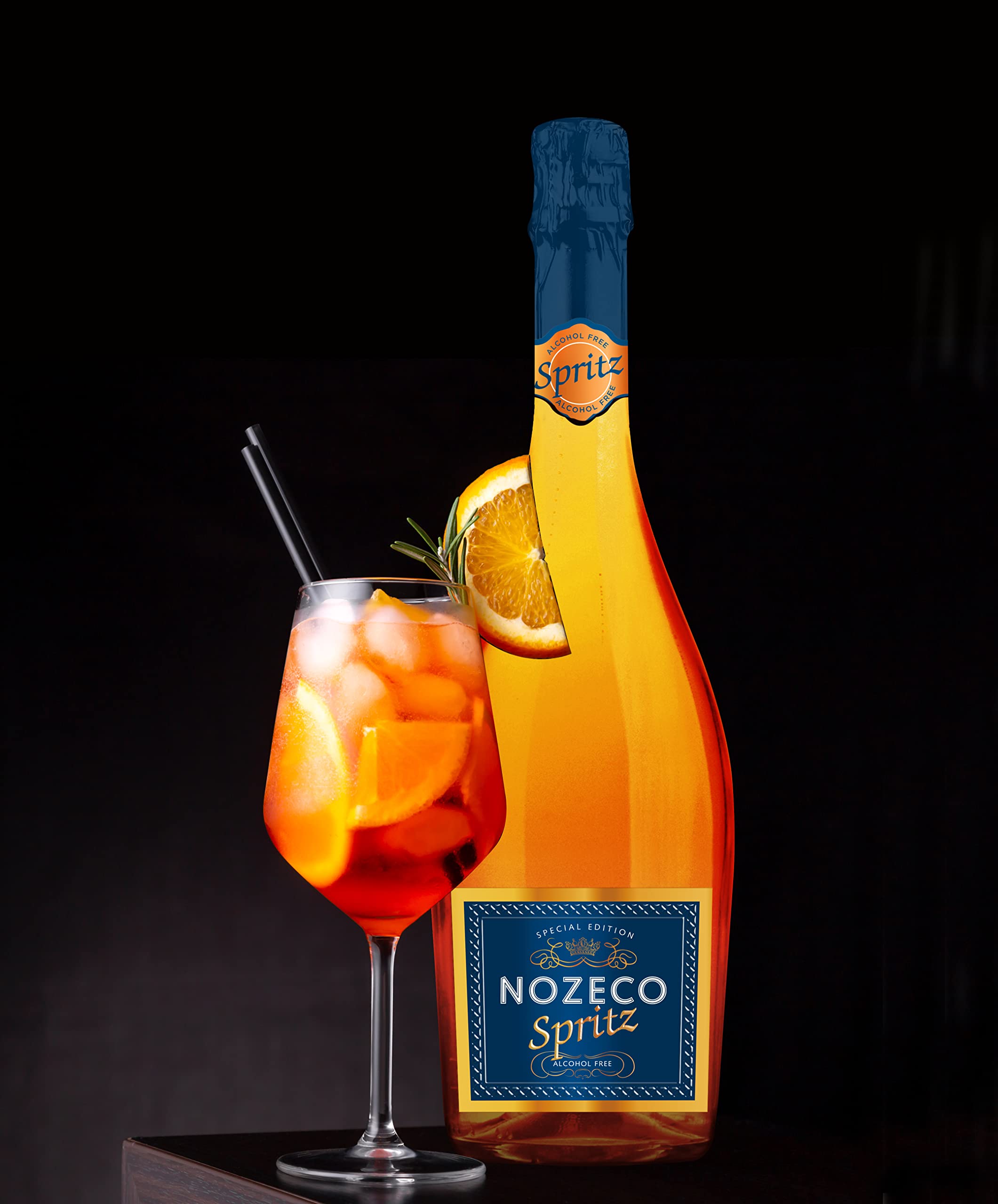 Nozeco Spritz - Cocktail Sans Alcool prêt à boire à base de vin désalcoolisé aux arômes naturels d'agrumes - Vegan & JP Chenet - So Free Chardonnay Vin blanc sans alcool - Sans arômes ajoutés