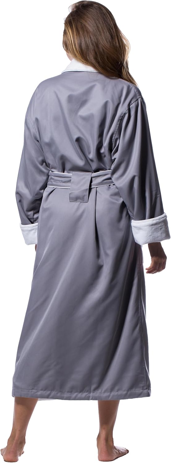 Turquaz Robes for Women - Luxury Plush Lined Bathrobe, 100% Polyester Microterry & Microfiber, Cozy & Elegant Womens Robe - Image 4